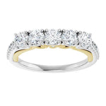 1CT Natural Diamond Anniversary Band