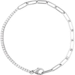 1CT Lab-Grown Diamond Line Bracelet