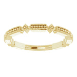 Stackable Geometric Bead Ring