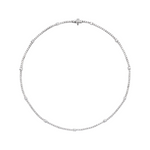 4Ct Lab-Grown Tennis Necklace