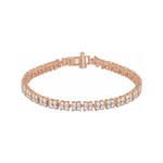 5 1/3 CTW Lab-Grown Diamond Line Bracelet