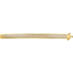 Natural Diamond Pavé Set Bangle Bracelet