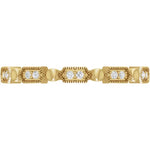 Natural Diamond Stackable Ring