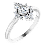 Bezel Set Diamond Fashion Ring