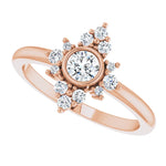 Bezel Set Diamond Fashion Ring