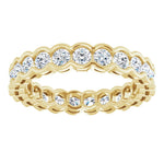 Diamond Bezel Set Eternity Band