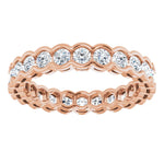 Diamond Bezel Set Eternity Band