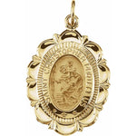 Oval St. Christopher Medal