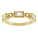 Natural Diamond Straight Baguette Anniversary Band