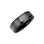 Antoine Men's Ceramic & Tungsten Ring