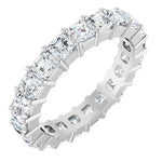 Asscher Cut Lab-Grown Diamond Eternity Band