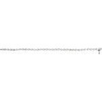 Pear Shape East-to-West Diamond Line Bracelet