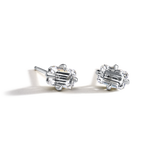 Diamond Emerald Studs