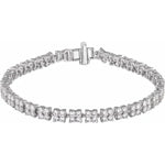 5 1/3 CTW Lab-Grown Diamond Line Bracelet