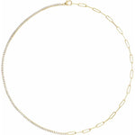 3 1/4 Ct Lab-Grown Diamond Tennis Necklace