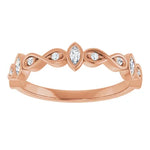 Marquise Natural Diamond Infinity Anniversary Band