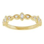 Marquise Natural Diamond Infinity Anniversary Band