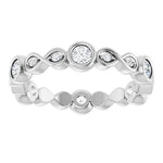 Natural Diamond Infinity Eternity Band