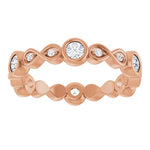 Natural Diamond Infinity Eternity Band