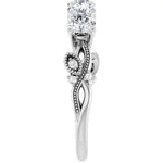 Nature Inspired Lab-Grown Diamond Anniversary Band