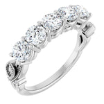 Nature Inspired Lab-Grown Diamond Anniversary Band