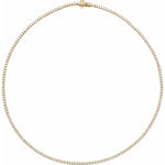 5 7/8 Ct Lab-Grown Diamond Tennis Necklace
