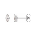 Marquise Lab-Grown Diamond Solitaire Earrings