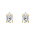 Pear Shape Solitaire Lab-Grown Diamond Earrings