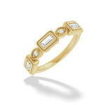 Natural Diamond Straight Baguette Anniversary Band
