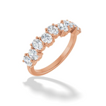 Up-Down Oval Lab-Grown Diamond Anniversary Band