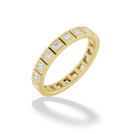 Princess Cut Lab-Grown Diamond Eternity Band