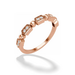 Natural Diamond Stackable Ring