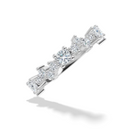 Cushion & Round Lab-Grown Anniversary Band