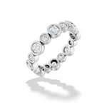 Big-Small Round Lab-Grown Diamond Eternity Band