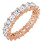 Asscher Cut Lab-Grown Diamond Eternity Band