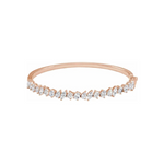 Lab Grown Multi Shape Diamond Bangle Bracelet