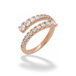 Lab-Grown Diamond Bypass Ring