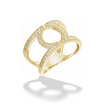 Diamond Geometric Ring