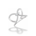 Two-Stone Negative Space Diamond Ring