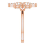 Natural Diamond Clover Fashion Ring