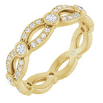 1/2 CTW Natural Diamond Round Eternity Band