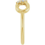 Infinity Shape Diamond Ring