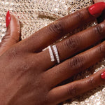 Lab-Grown Diamond Bypass Ring