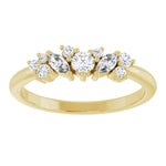 Natural Diamond Multi-Shape Diamond Ring