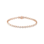 4 9/10 CTW Lab-Grown Oval Diamond Line Bracelet