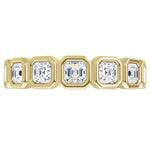 Asscher Cut Lab-Grown Diamond Anniversary Band