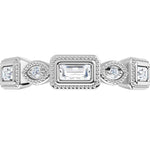 Natural Diamond Straight Baguette Anniversary Band