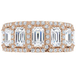 Emerald Cut Lab-Grown Diamond Anniversary Band