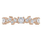 Cushion & Round Lab-Grown Anniversary Band