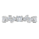 Cushion & Round Lab-Grown Anniversary Band